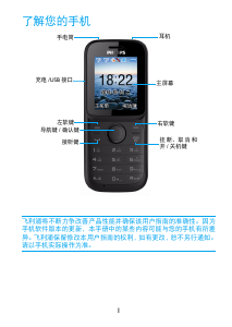说明书 飞利浦 CTE121BK 手机