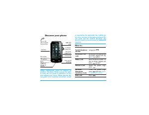 Manual Philips CTX800BLK Mobile Phone