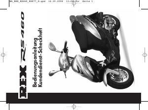 Bedienungsanleitung Rex RS460 Roller
