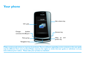 Manual Philips CTX518GRY Mobile Phone