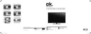 Manuale OK ODL 32450-B LED televisore