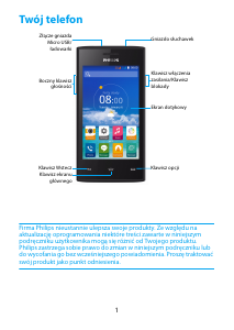 Instrukcja Philips CTS309WH Telefon komórkowy