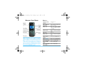 Manual Philips CT0191SLV Mobile Phone