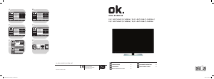 Manuale OK ODL 40450-B LED televisore
