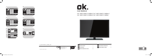 Manuale OK OLE 19450-B LED televisore