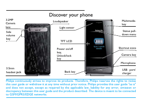 Manual Philips CTX703GRY Mobile Phone