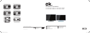 Manuale OK OLE 22450-B LED televisore