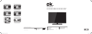 Manuale OK OLE 24450-B LED televisore