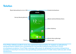 Instrukcja Philips CTI908BK Telefon komórkowy