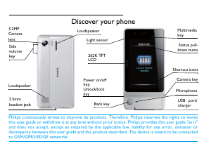 Manual Philips CTK700WHT Mobile Phone