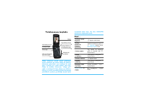 Kullanım kılavuzu Philips CT0580BLK Cep telefonu