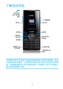 说明书 飞利浦 CTX3560BK 手机