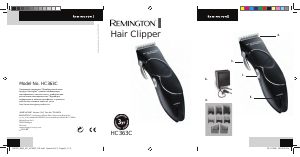 Руководство Remington HC363C Stylist Машинка для стрижки волос