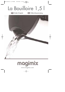 Handleiding Magimix La Bouilloire 1.5L Waterkoker
