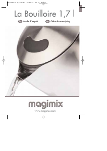 Mode d’emploi Magimix La Bouilloire 1.7L Bouilloire