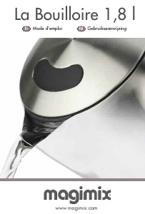 Mode d’emploi Magimix La Bouilloire 1.8L Bouilloire