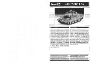 Bruksanvisning Revell set 03115 Military Leopard 1 A5