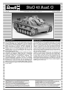 Manual Revell set 03194 Military StuG 40 ausf. G