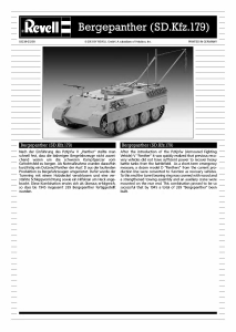 Manual de uso Revell set 03238 Military Bergepanther