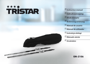 Mode d’emploi Tristar EM-2106 Couteau électrique