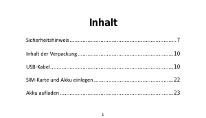 Bedienungsanleitung Mobistel Cynus T2 Handy