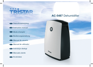 Manual Tristar AC-5487 Desumidificador