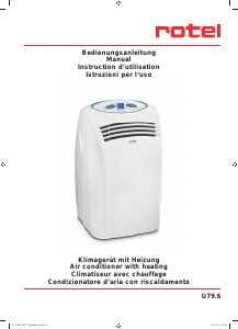 Mode d’emploi Rotel 10000 BTU Climatiseur