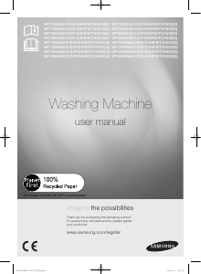 Bruksanvisning Samsung WF1702NHWG Tvättmaskin