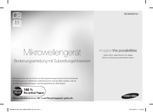 Bedienungsanleitung Samsung MC28H5015AK Mikrowelle