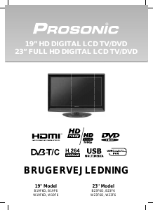 Brugsanvisning Prosonic W23F6 LCD TV