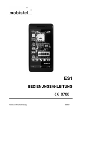 Bedienungsanleitung Mobistel ES1 Handy