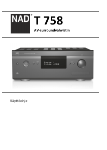 Käyttöohje NAD T 758 Vastaanotin