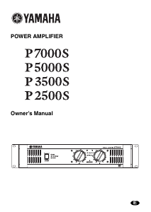 Handleiding Yamaha P2500S Versterker