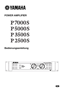 Bedienungsanleitung Yamaha P3500S Verstärker