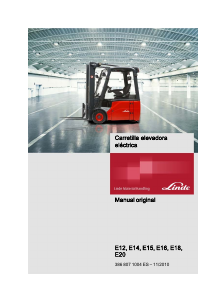 Manual de uso Linde E15 Carretilla elevadora