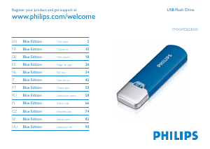 Manual Philips FM16FD02B USB Drive
