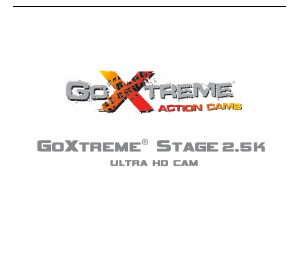Bedienungsanleitung Easypix GoXtreme Stage 2.5K Action-cam