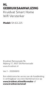 Mode d’emploi Kruidvat SH.63.225 Répéteur