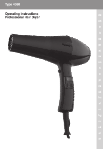 Manual Moser 4360 Protection Secador de cabelo