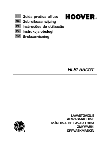 Manuale Hoover HLSI 550 GT Lavastoviglie