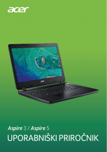 Priročnik Acer Aspire A314-33 Prenosni računalnik