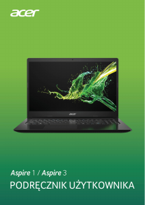 Instrukcja Acer Aspire A315-22G Komputer przenośny
