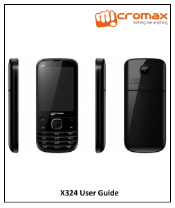 Handleiding Micromax X324 Mobiele telefoon