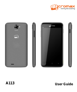 Manual Micromax A113 Mobile Phone