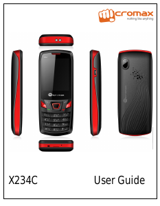 Handleiding Micromax X234C Mobiele telefoon