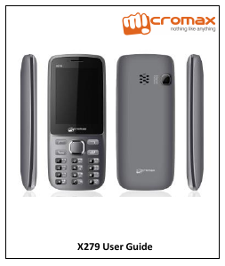 Manual Micromax X279 Mobile Phone