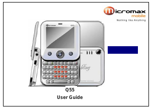 Manual Micromax Q55 Mobile Phone