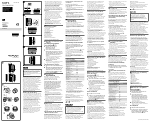 Bedienungsanleitung Sony SEL50F25G Objektiv