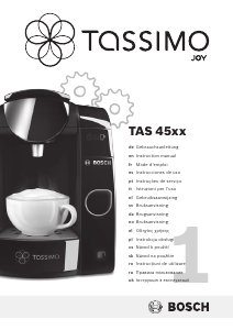 Manual Bosch TAS4502 Tassimo Joy Cafetieră