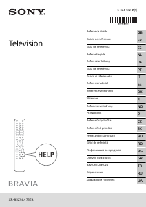 Manual Sony Bravia XR-85Z9J Televisor LCD